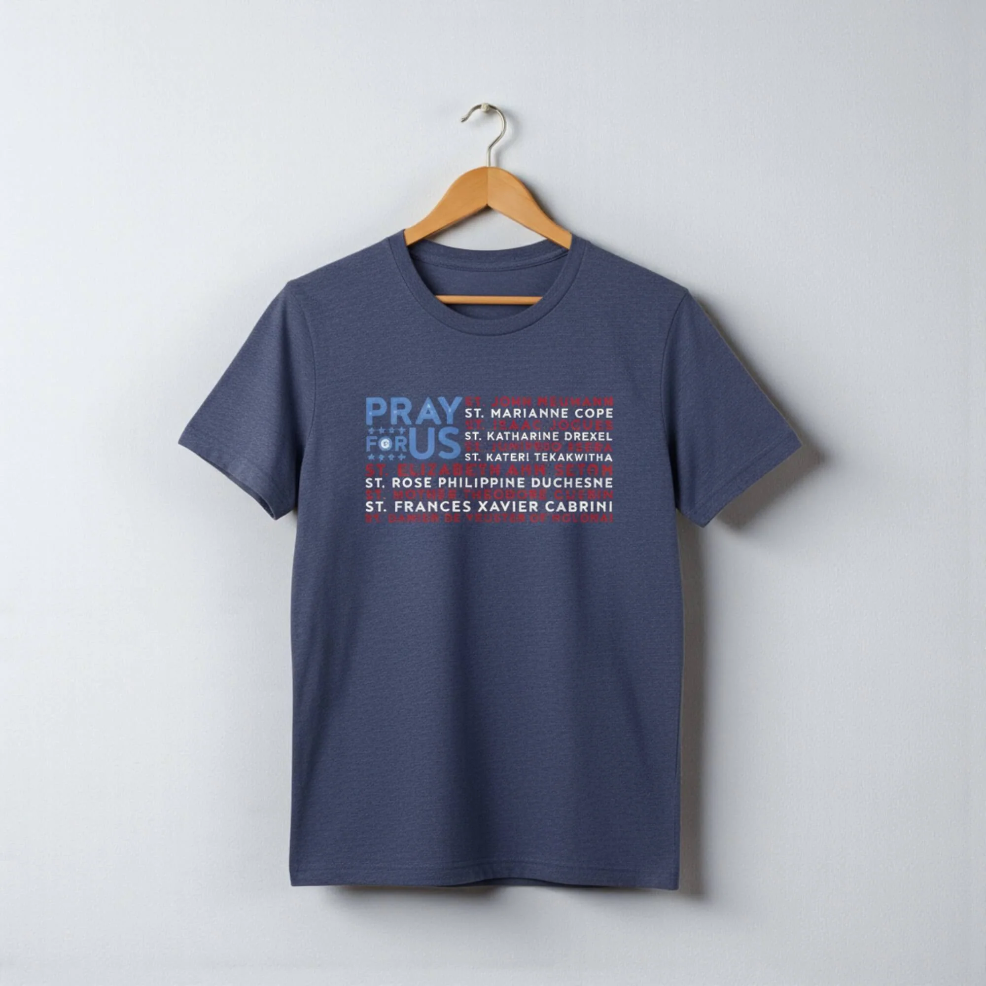 American Saints Flag T-Shirt - Image 2