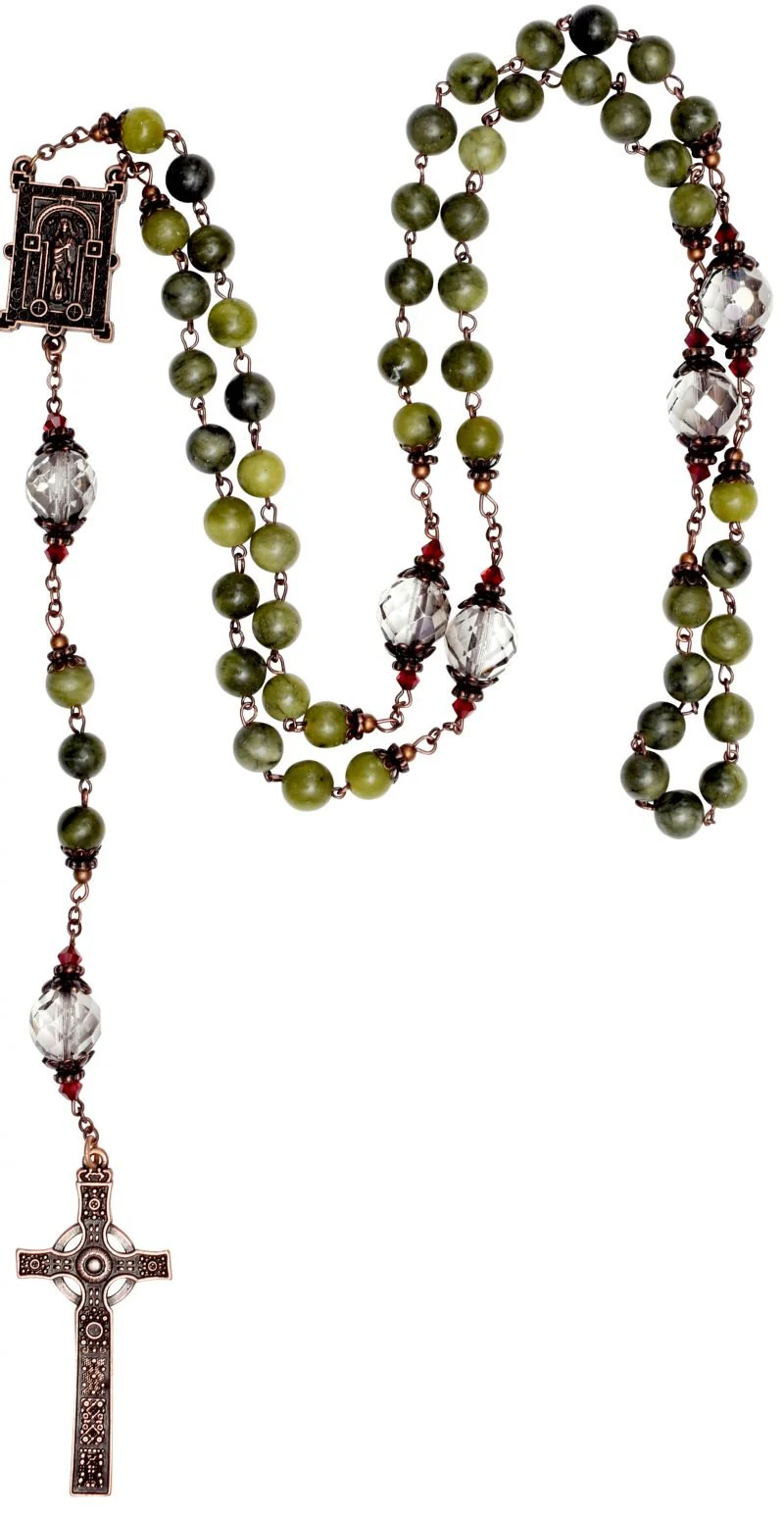 Book of Kells Connemara Marble Rosary