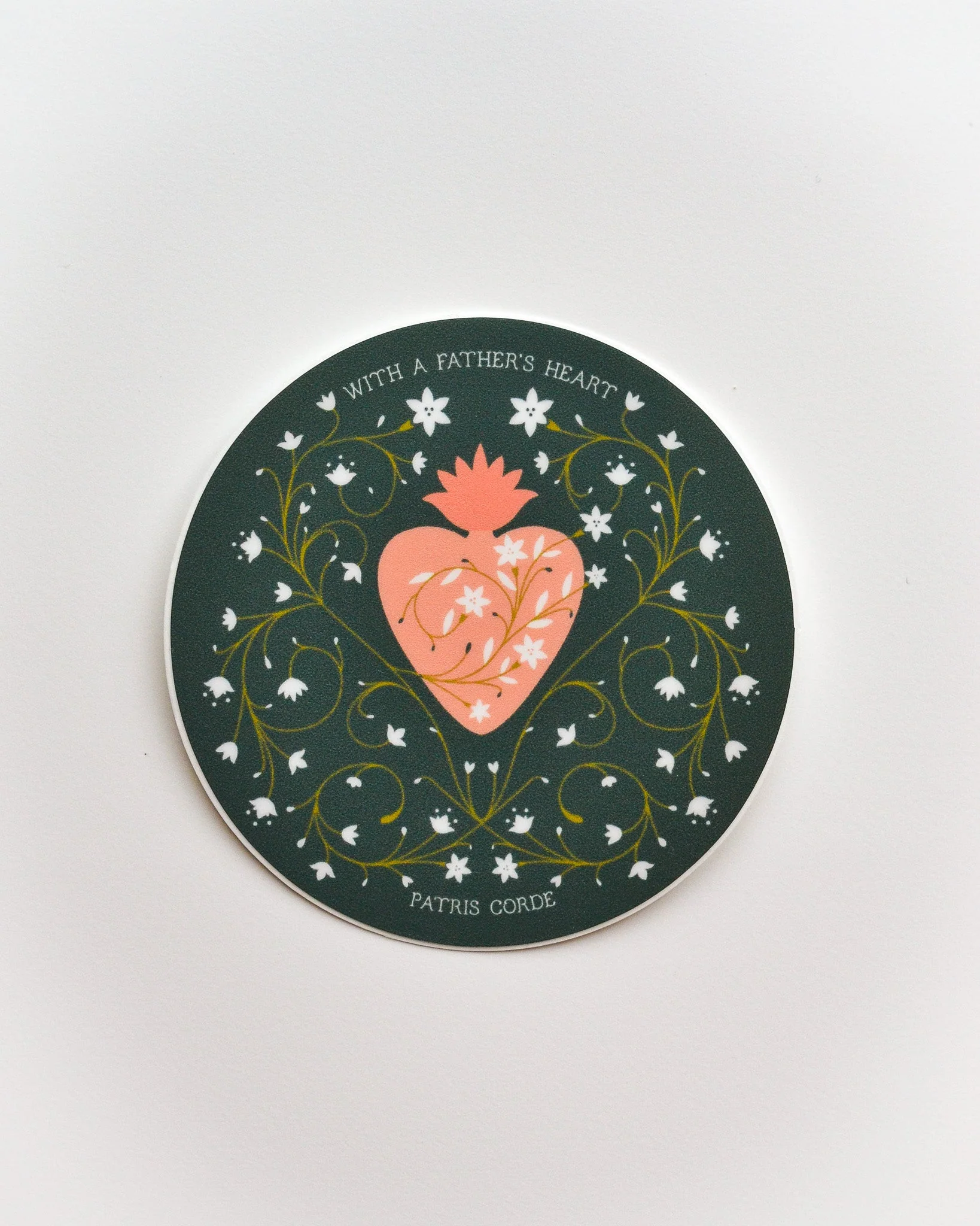 Chaste Heart of St. Joseph Vinyl Sticker - Image 7