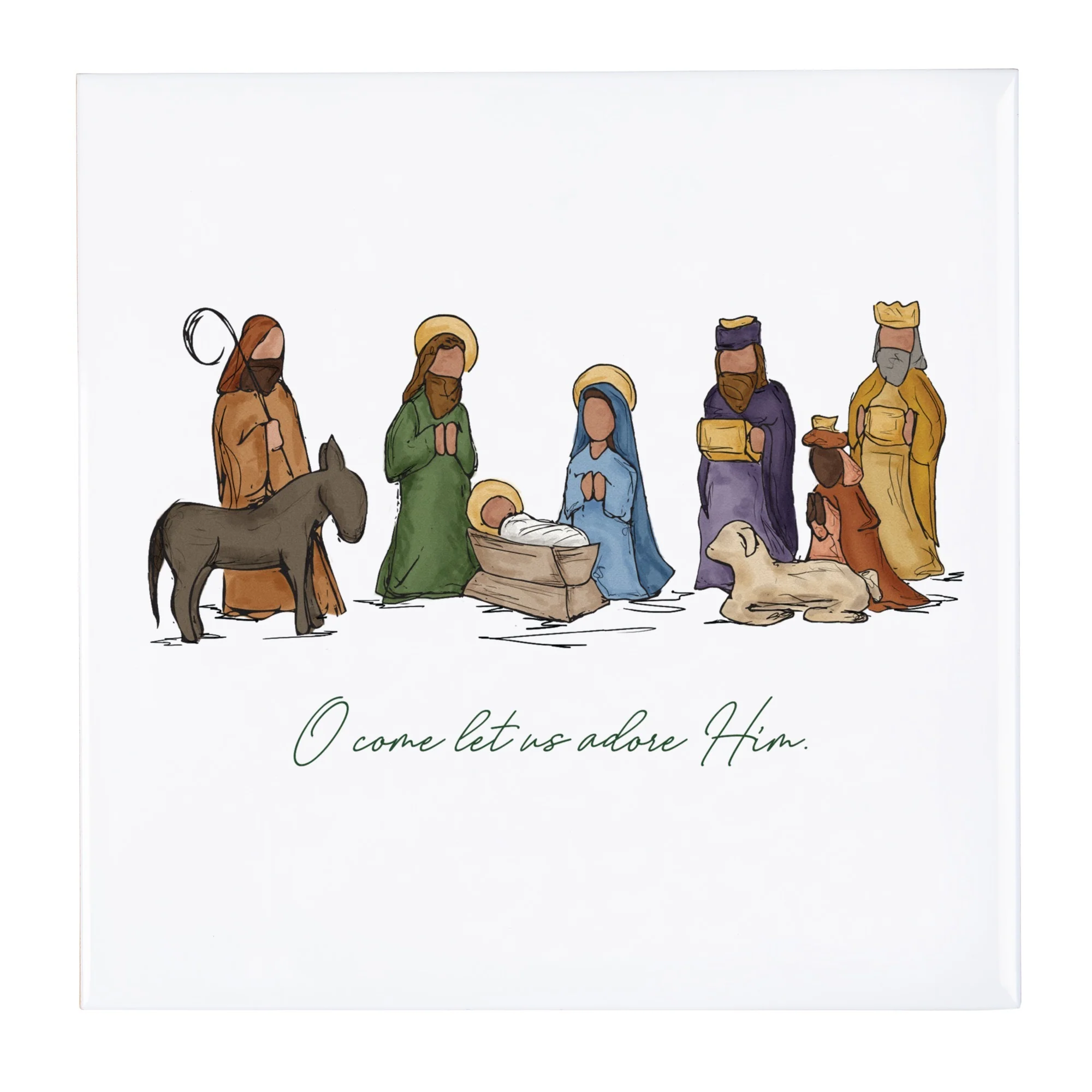 Christmas Nativity Tile