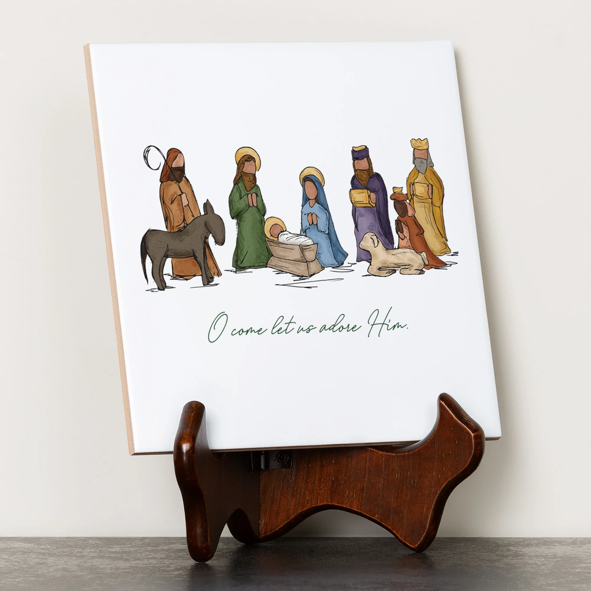 Christmas Nativity Tile - Image 2