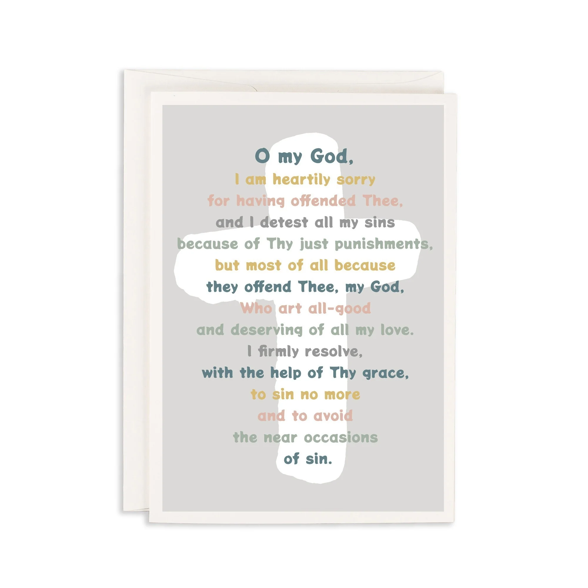 First Reconciliation Card w/ Envelope - Image 3