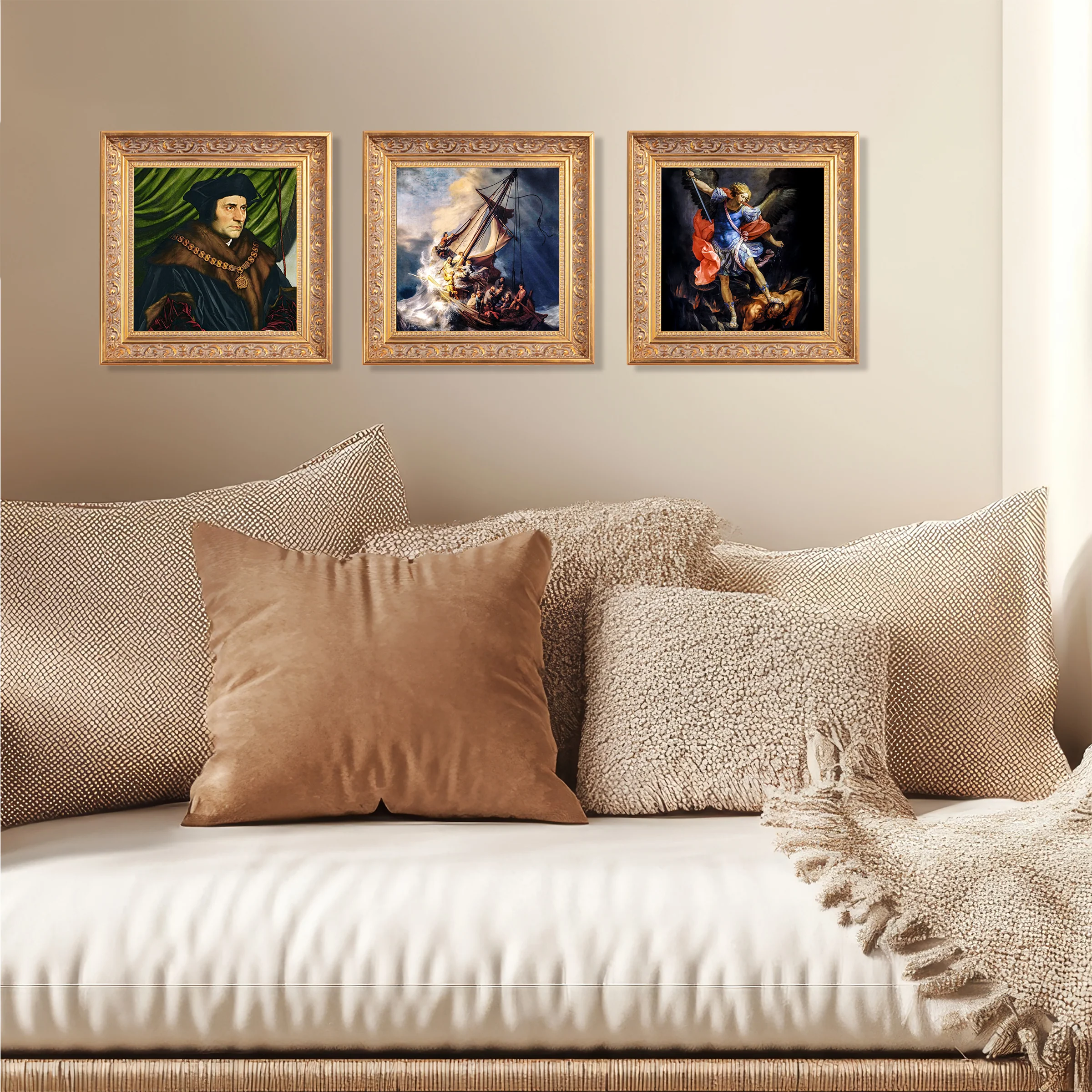 Fresco of St Peter Framed Canvas - Sacred Mini Collection - Image 8