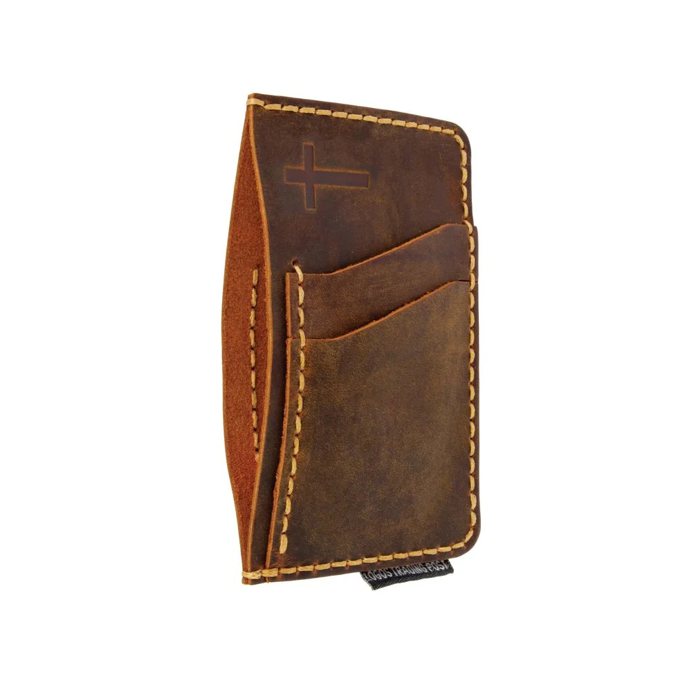 Genunie Leather Cross Slim Pocket Wallet - Image 2