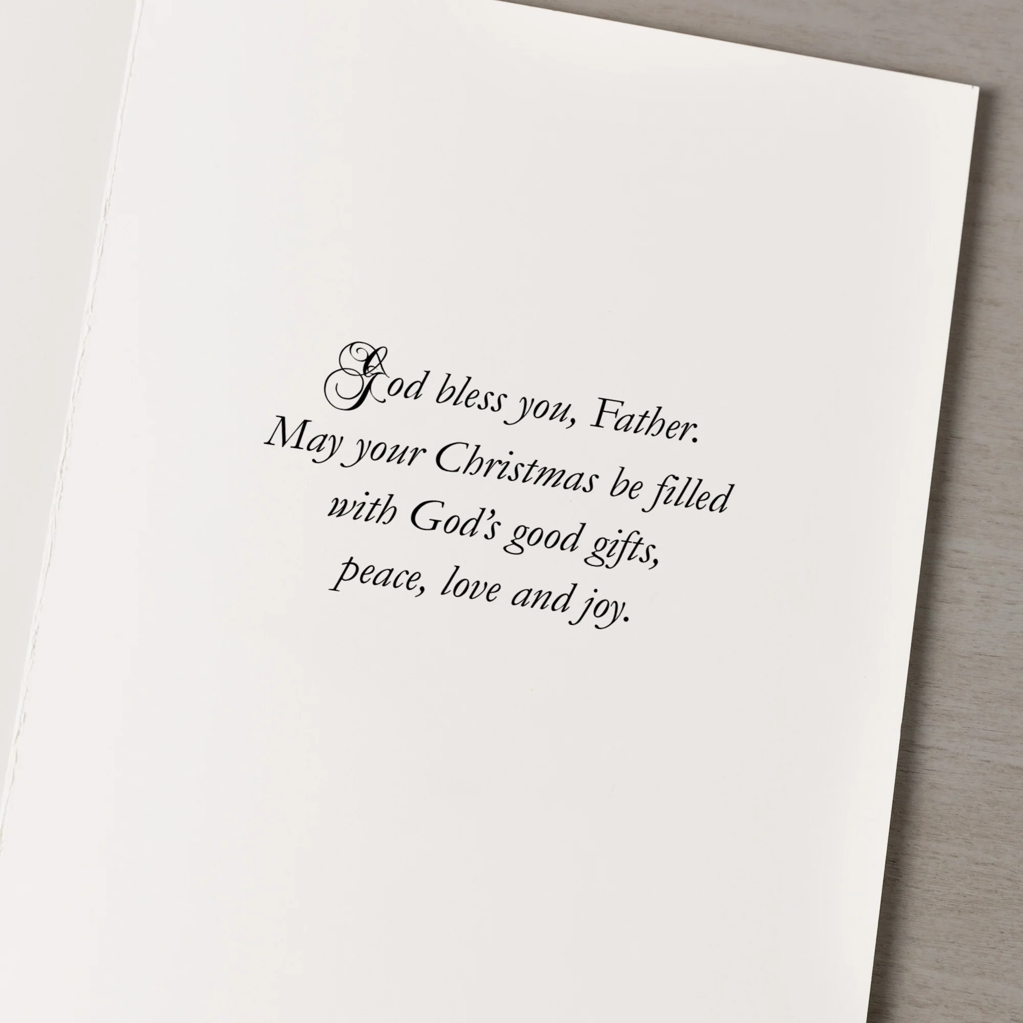 God Bless Our Priest Christmas Card - Image 4