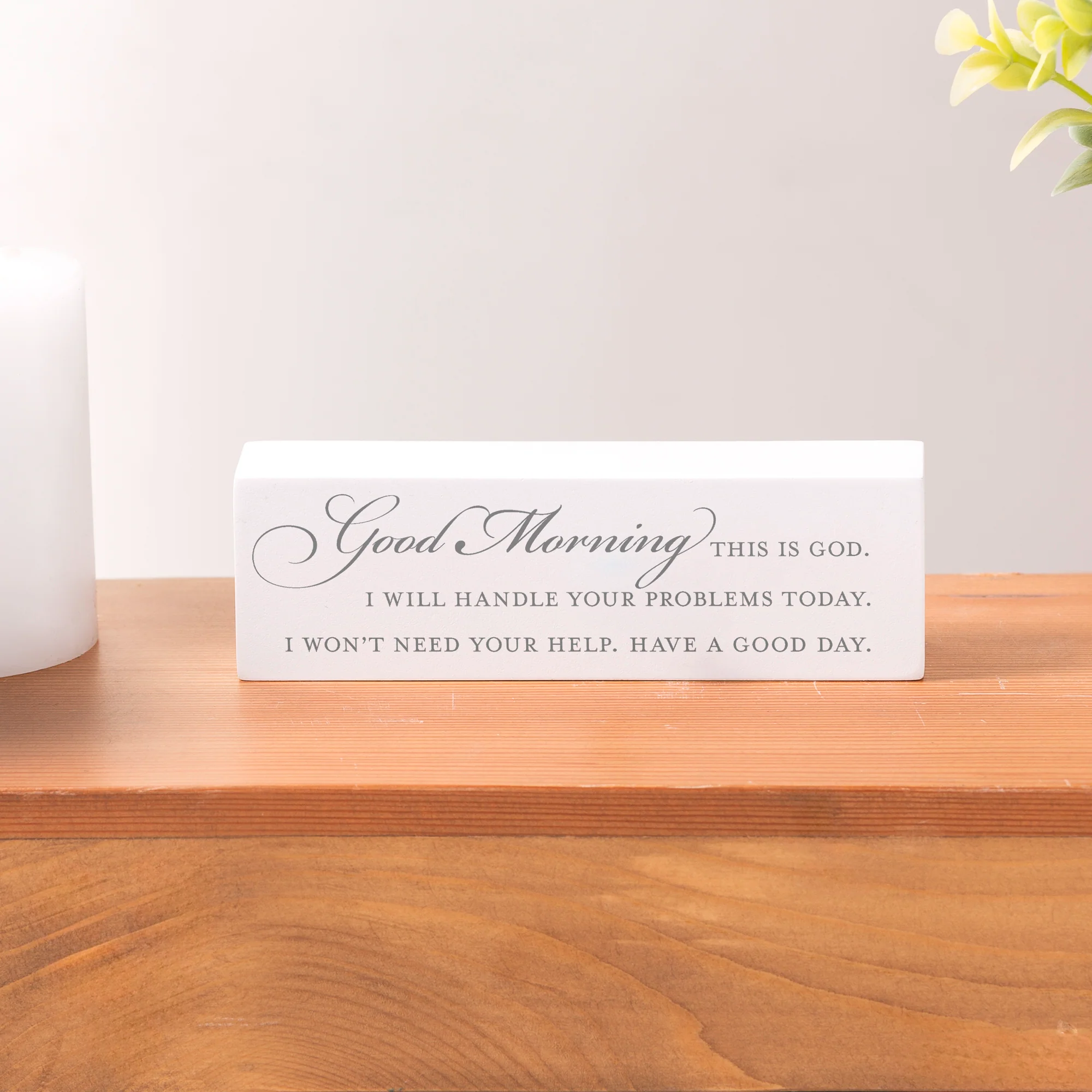 Good Morning from God Quote Block
