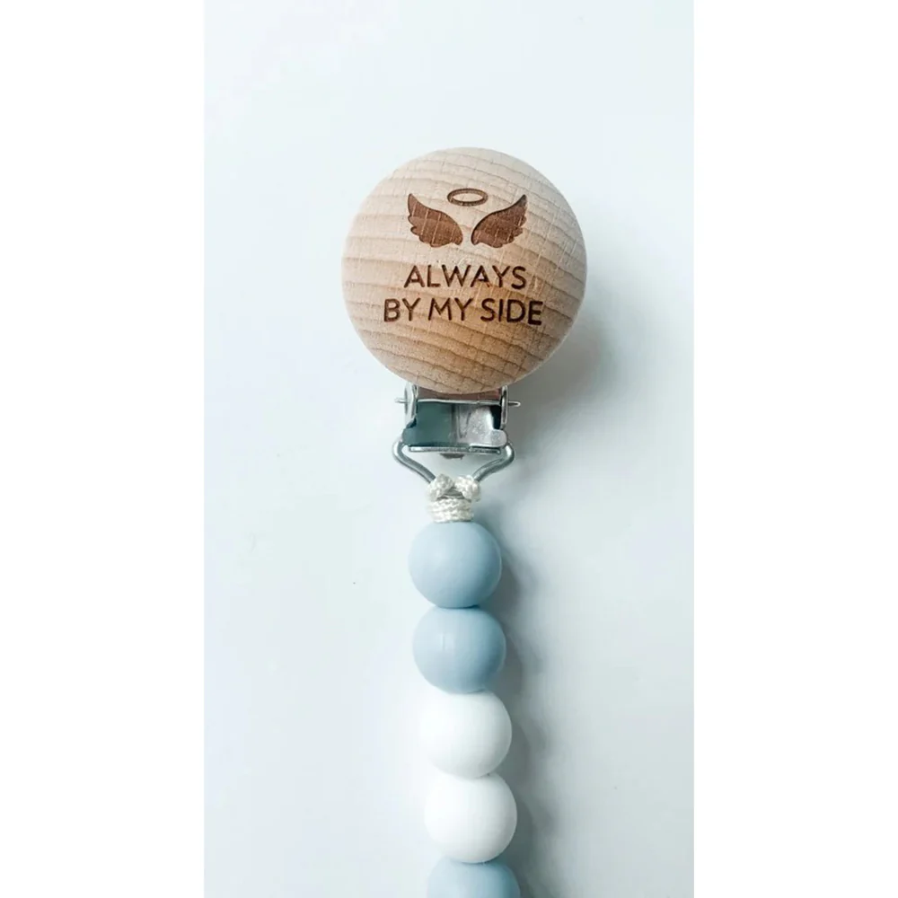 Guardian Angel Pacifier Clip  - Pink or Blue - Image 11