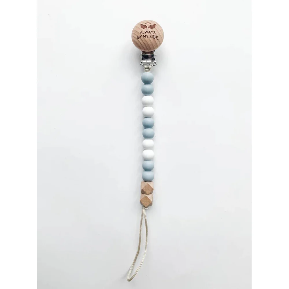 Guardian Angel Pacifier Clip  - Pink or Blue - Image 12