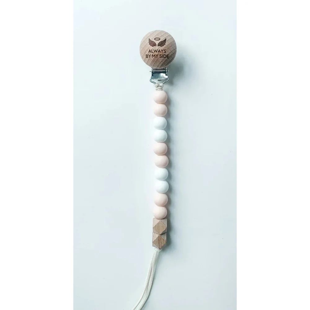 Guardian Angel Pacifier Clip  - Pink or Blue - Image 16