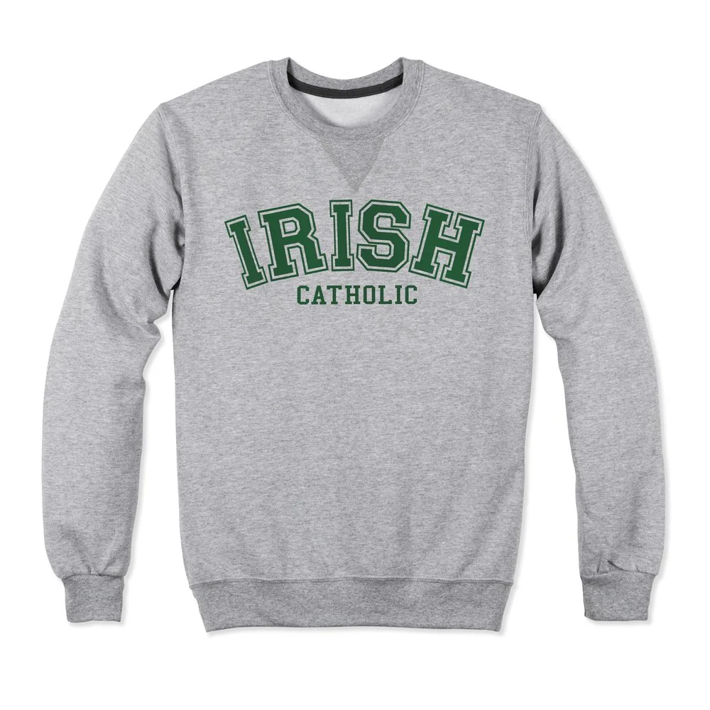 Irish Catholic Collegiate Sweatshirt - Image 2