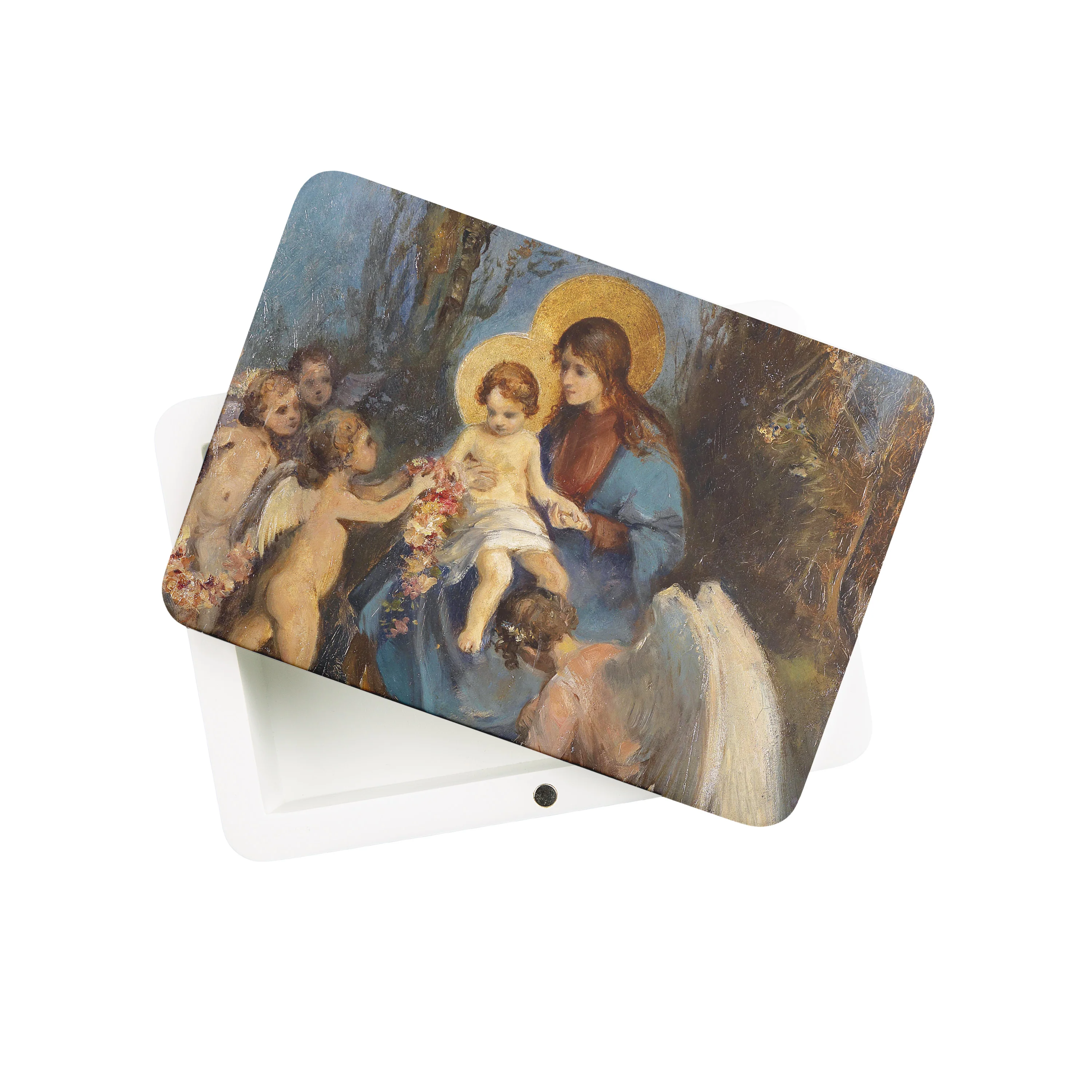 Madonna & Child Keepsake Rosary Box - Image 5