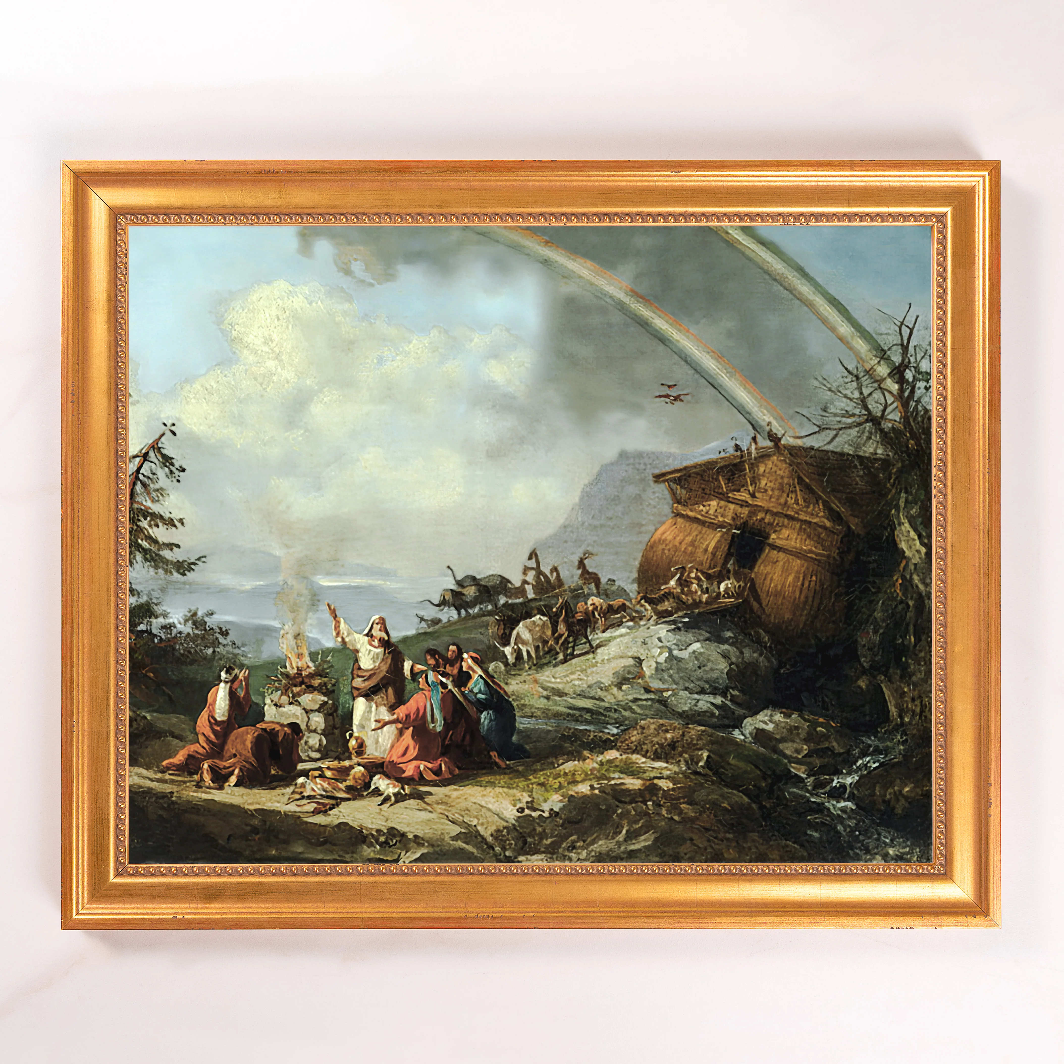 Noah's Prayer of Thanks Framed Canvas - Sacred Signature Collection - Image 10