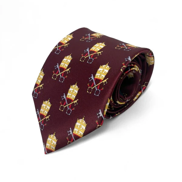 Papal Tiara & Keys Necktie