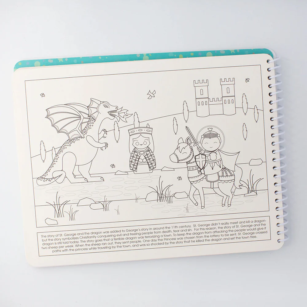 Saintly Scenes Reusable Sticker Scene Book - Book 1 or 2 - Image 3