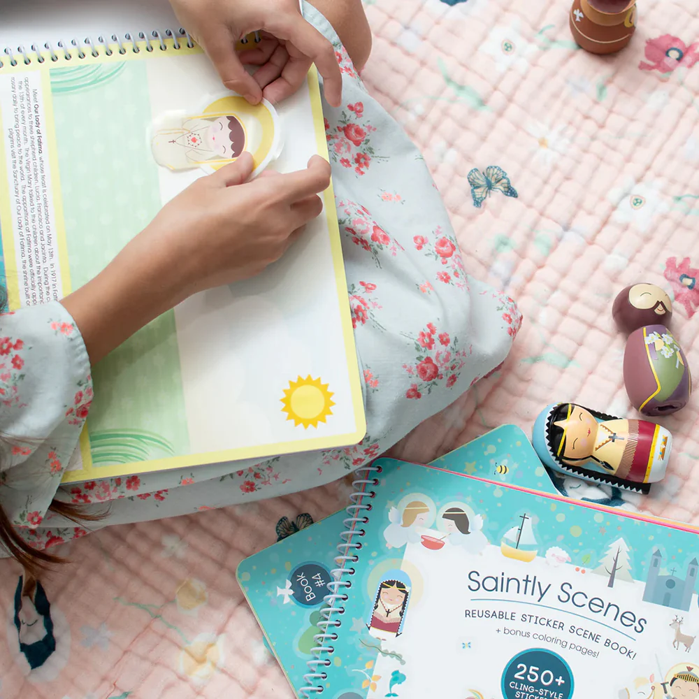 Saintly Scenes Reusable Sticker Scene Book - Book 1 or 2 - Image 9