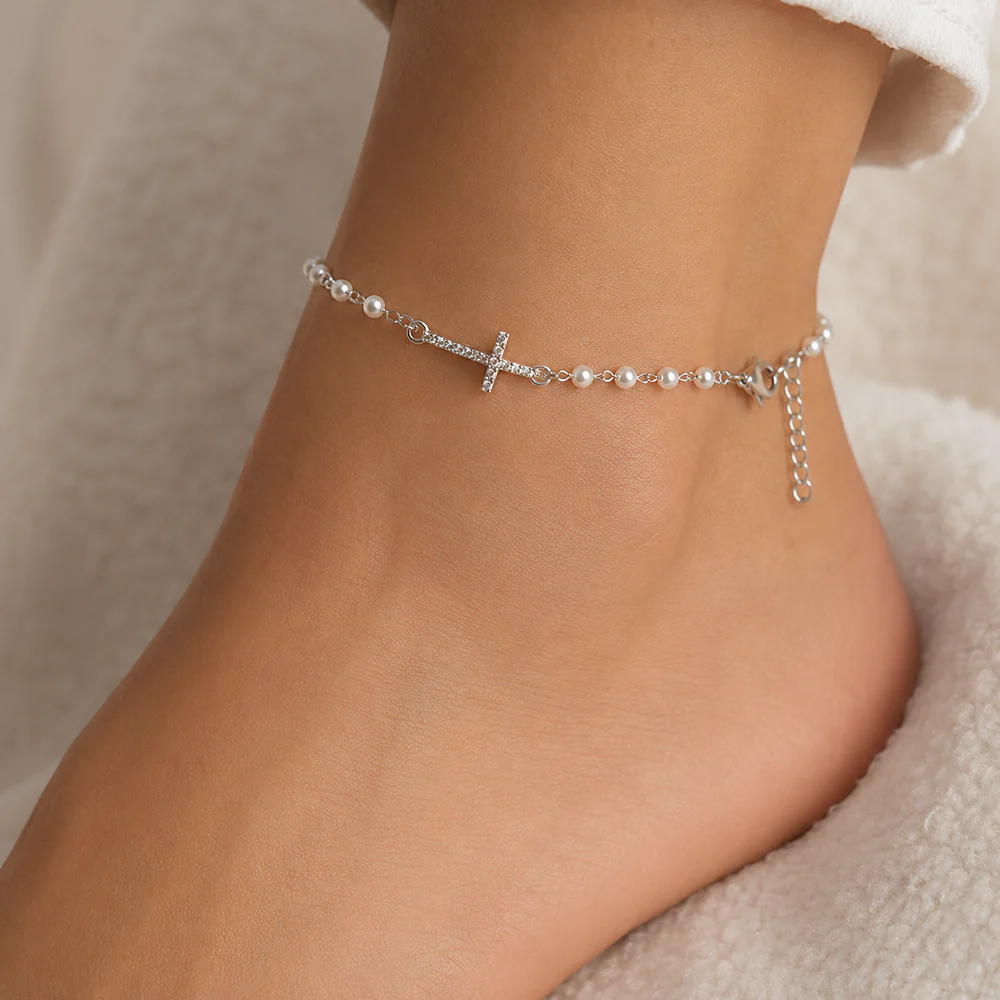 Miraculous Medal One-Decade Rosary Anklet - Image 7