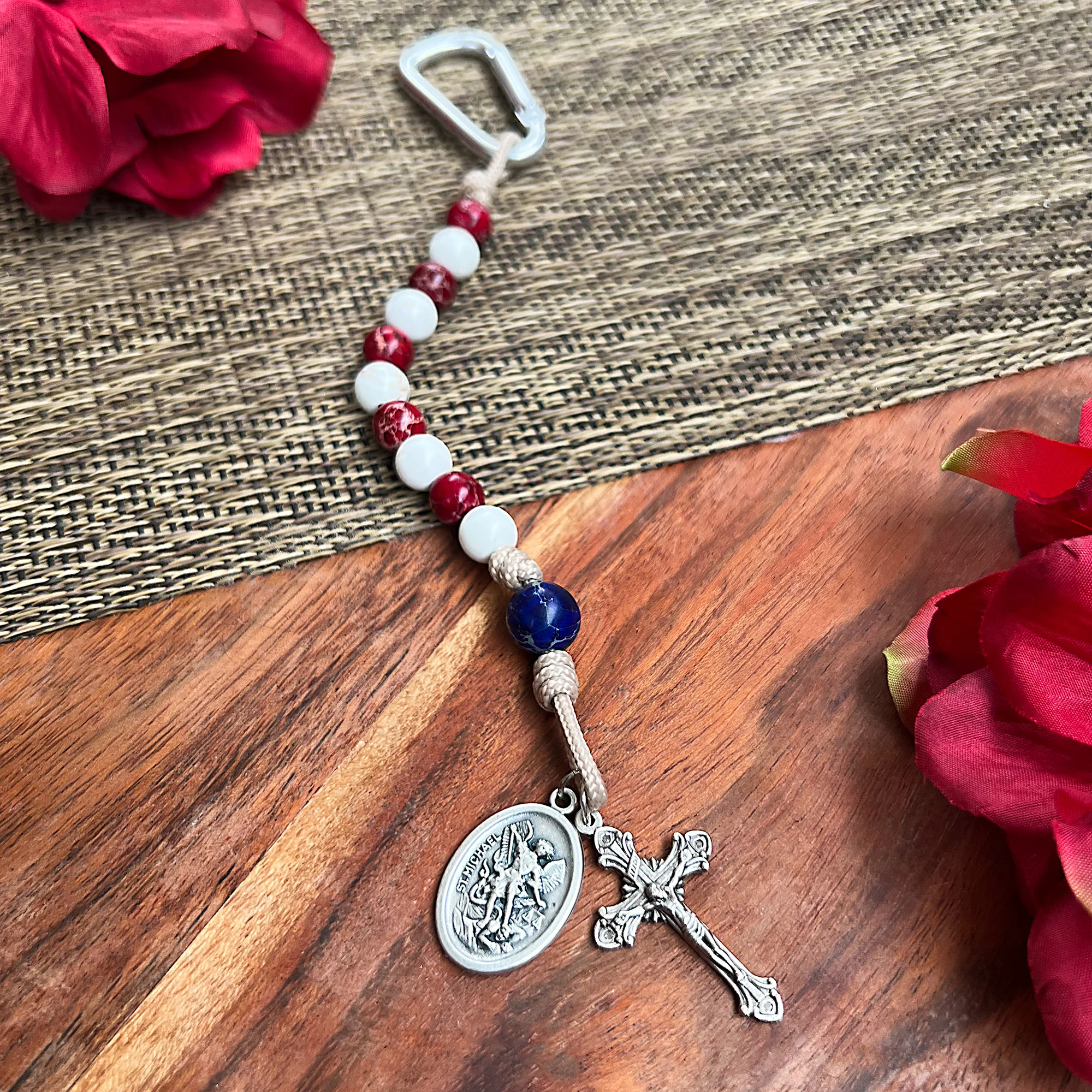 St. Michael America Brave Beads Tenner