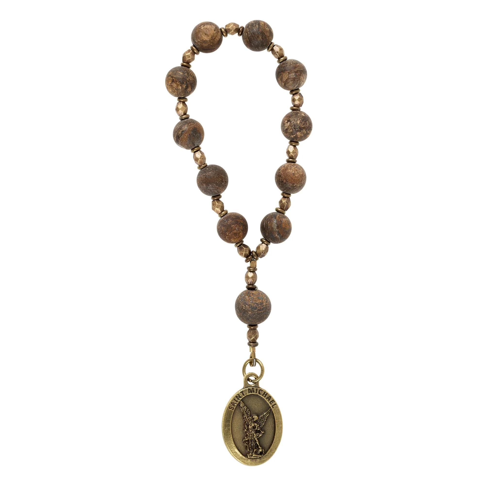 St. Michael Strength Decade Rosary with Card - Image 3