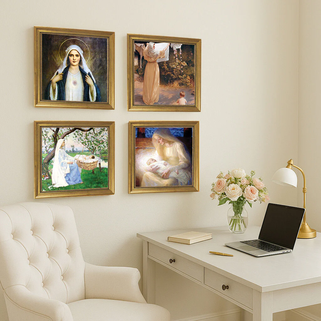 Tanner Annunciation Framed Canvas - Sacred Mini Collection - Image 5