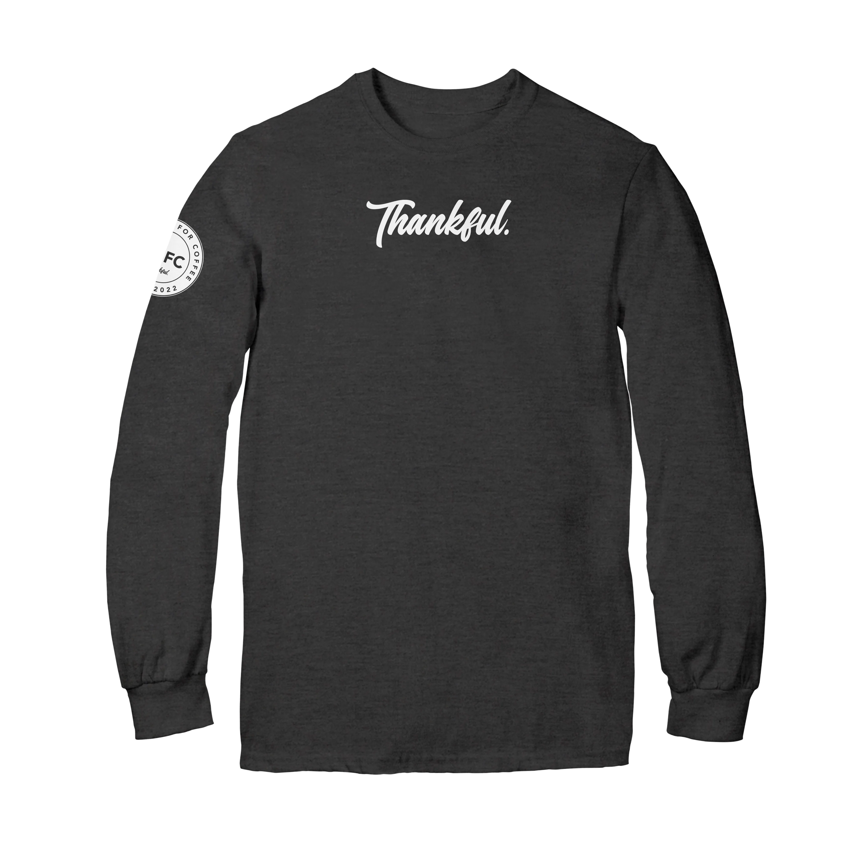 Thank God For Coffee Thankful Long Sleeve Shirt - Image 23