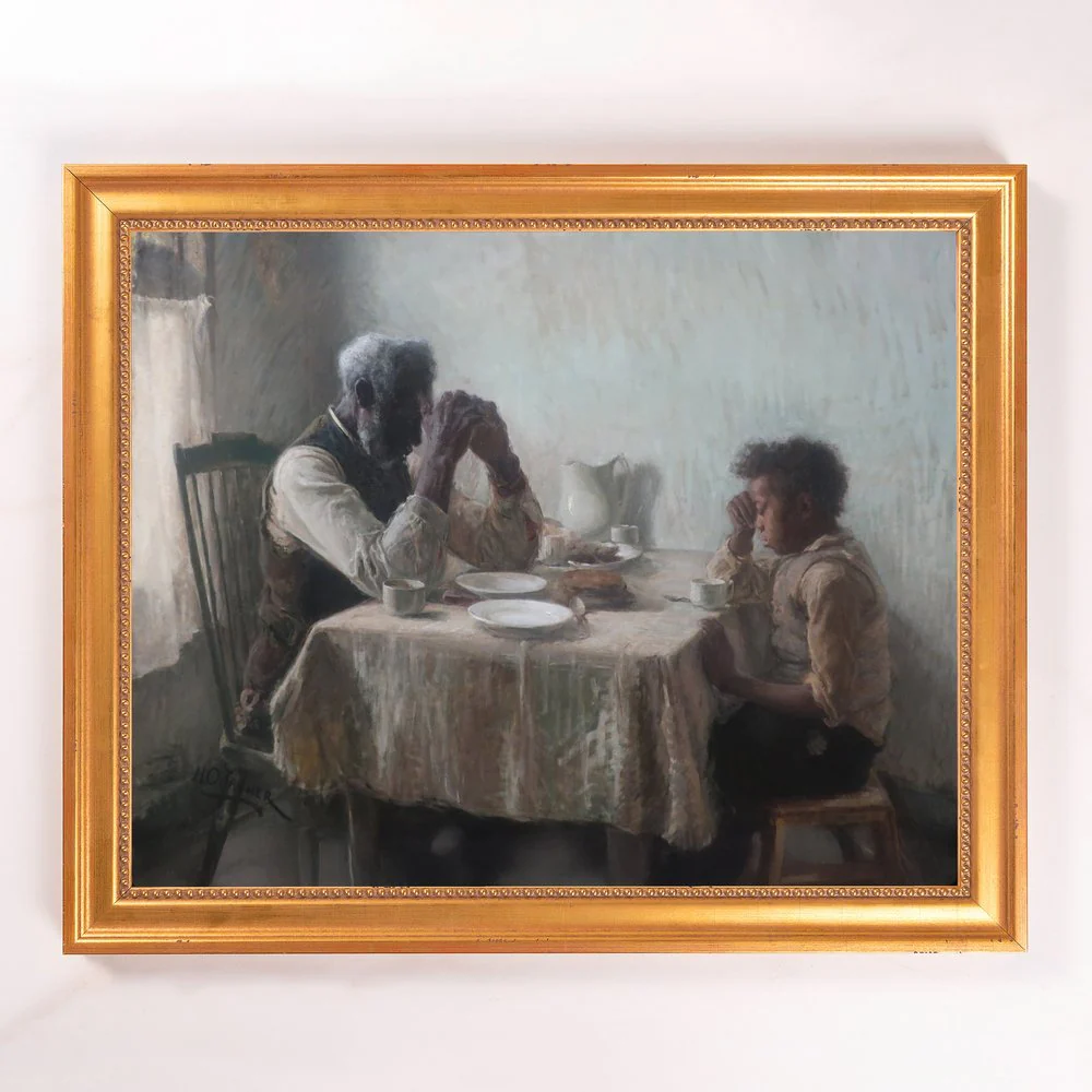 The Thankful Poor Framed Canvas - Sacred Signature Collection - Image 2