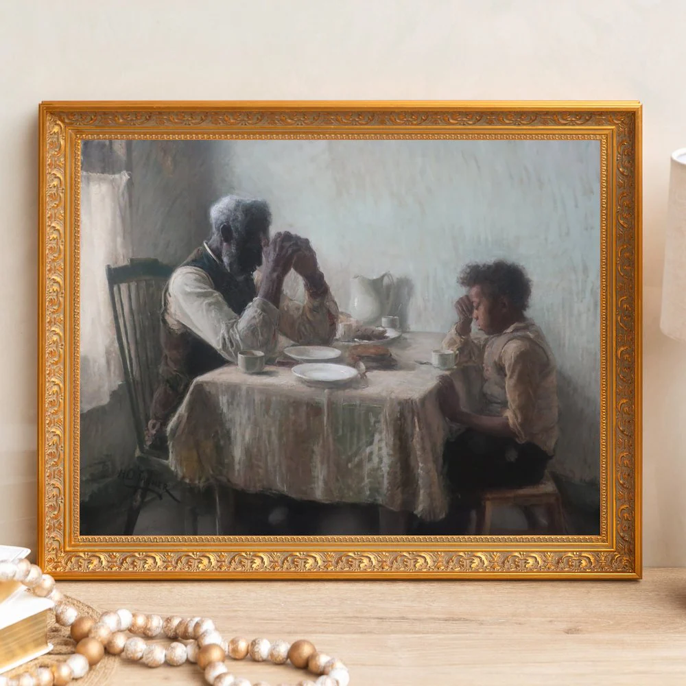 The Thankful Poor Framed Canvas - Sacred Signature Collection - Image 7
